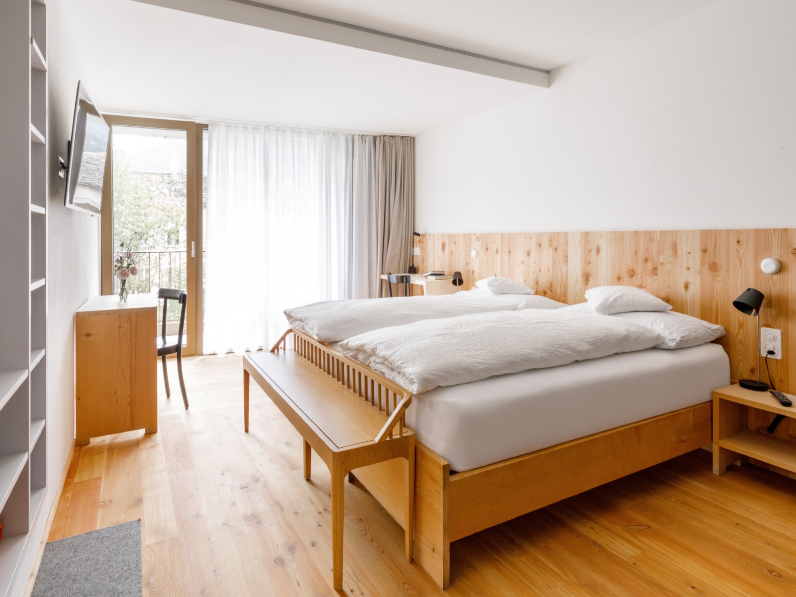 Superior double rooms with balcony